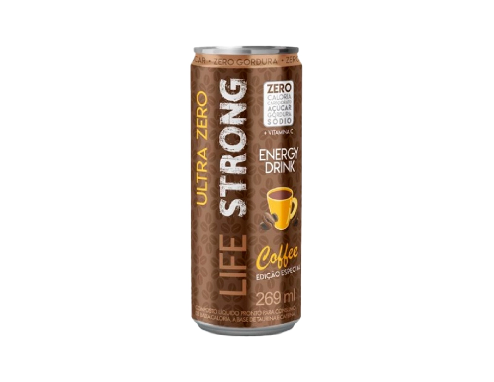 ENERGÉTICO LIFE STRONG ENERGY DRINK COFFEE 269 ML 